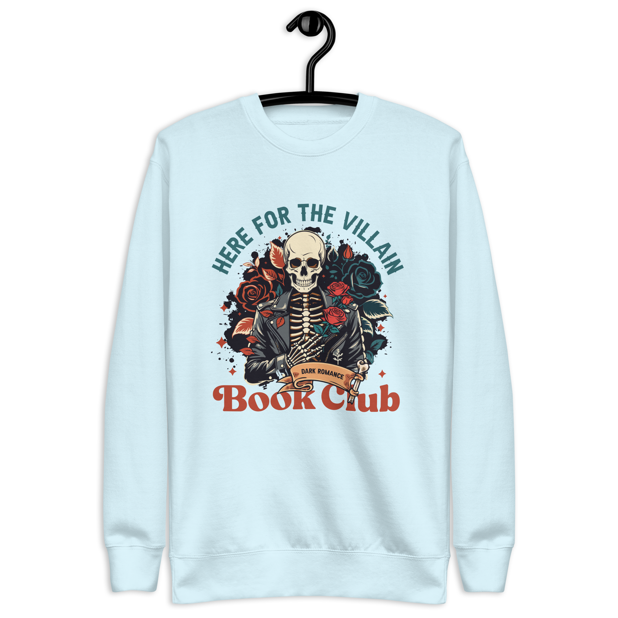 Here for the Villain, Unisex Premium Sweatshirt